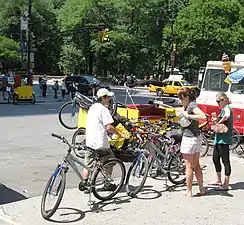 Renting, outside Artisans Gate, Central Park