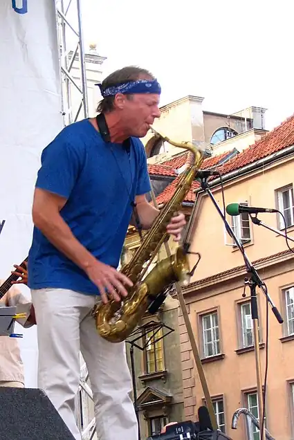 Evans in Warsaw, Poland, July 24, 2004