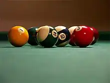 Billiard balls