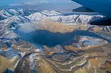 Image 15Mining has been a large industry in Utah since it was first settled. The Bingham Canyon Mine in Salt Lake County is one of the largest open pit mines in the world. (from Utah)