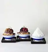 Various bingsu