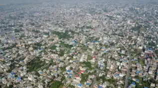 Aerial View of Biratnagar, Eastern Nepal