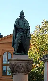 Birger jarl in Stockholm, by Bengt Erland Fogelberg, 1854