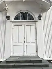 Main doors of the church