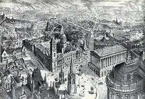 Chamberlain Square in 1886