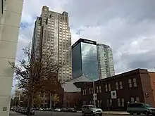 Image 35Regions-Harbert Plaza, Regions Center, and Wells Fargo Tower in Birmingham's financial district (from Alabama)