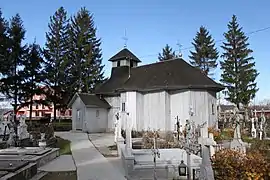 Wooden church in Girov