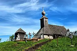 The wooden church in Românești