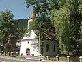 The Roman Catholic church of the bygone Bukovina German community in Prisaca Dornei (German: Eisenau)