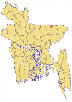 Location of Bishwamvarpur  বিশ্বম্ভরপুর