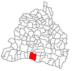 Location in Dolj County