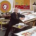 Wiinblad in his studio