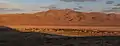 Selenite Peak and Gerlach at sunset