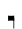 black square with a descending stroke on the right