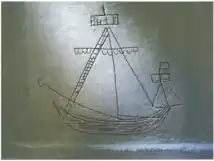 A ship graffito