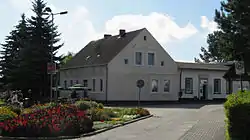 Center of the village with German-Polish inn