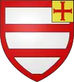 The coat of arms of Fresnes-lès-Montauban, France.