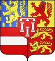 Arms of Nassau-Zuylestein.  The 3 pillars are known as "Zuylen" in Dutch.