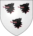 Arms of Visdelou family (France)