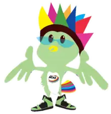 Blazie, the mascot of the 82nd season.