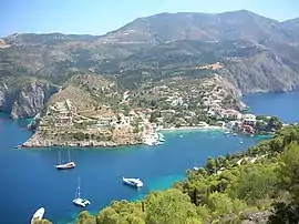 Asos as seen from the Assos Castle peninsula