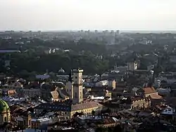 Image 17A view of Lviv Old Town from the High Castle.