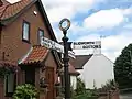 Signpost to Blidworth Bottoms