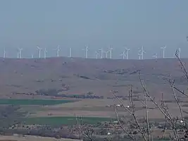 Wind turbines in Southwest Oklahoma