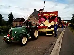 Flower parade in Hergenrath