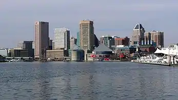 Skyline of Baltimore