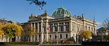 The National and University Library on Place de la République, former Kaiserplatz