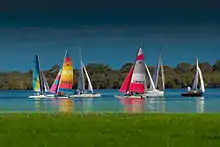 Boats on the Richmond River at Ballina