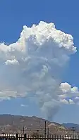 Bobcat Fire 20 minutes after its ignition, above Azusa, CA, Sept. 6, 2020