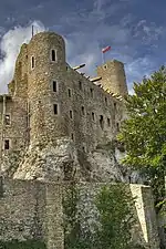 Bobolice Castle in September 2008