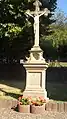 Sandstone Crucifix at the Catholic church