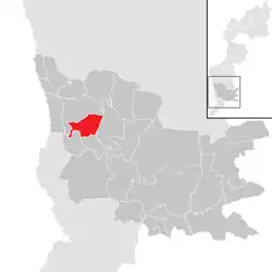 Location within Güssing district