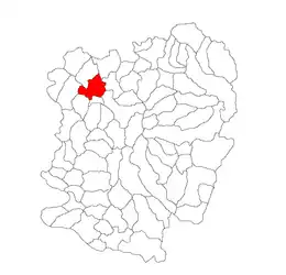 Location in Caraș-Severin County