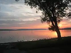 Sunset over Lake Constance