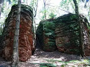 Part of the Bodenstein Crags