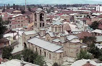 Our Lady of Ljeviš church by King Stefan Uroš II Milutin Nemanjić in Prizren, UNESCO World Heritage Site, 1306–1307