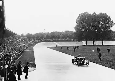 Georges Boillot winning the 1912 French Grand Prix in Dieppe