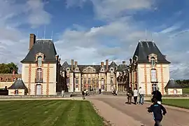 The château de Grosbois, listed as an historical monument