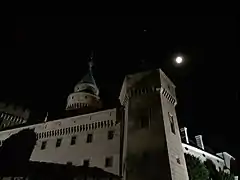 Bojnice Castle at night, 2015