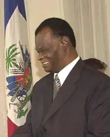 Image 51Provisional President Boniface Alexandre (2004–2006) led the intervention of the UN peacekeeping force in Haiti in 2004 (from History of Haiti)