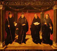 Egmond Abbey altarpiece of 1530 by the Egmond monk Jan Joesten van Hillegom