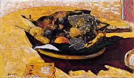 Pierre Bonnard (1867–1947), Fruit Bowl on a Table (c. 1934), MAMC Strasbourg