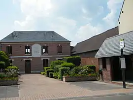 The town hall in Bonnay