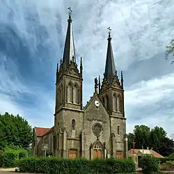 The church in Bonnevent-Velloreille