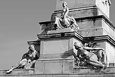 Part of the Monument to the Girondin by Félix Charpentier.