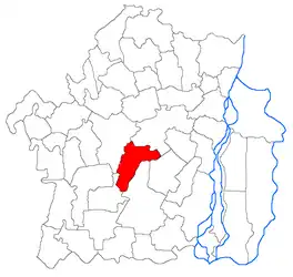 Location in Brăila County